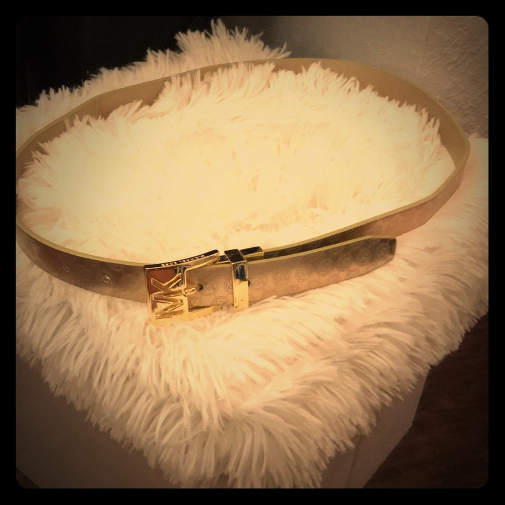 Michael Kors Belt Gold Reversible